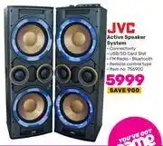 Game Jvc active speaker system offer
