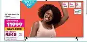 Game Hisense 70 (177cm) uhd smart tv 70a6k offer