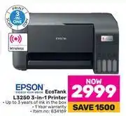 Game Epson ecotank l3250 3 in 1 printer offer