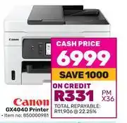 Game Canon gx4040 printer offer