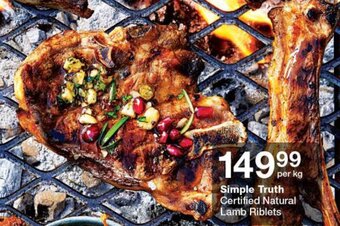 Checkers Simple Truth Lamb Riblets offer