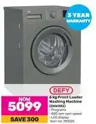 Game Defy 6kg front loader washing machine daw382 offer