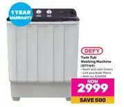 Game Defy twin tub washing machine dtt169 offer