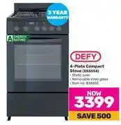 Game Defy 4 plate compact stove dss554 offer