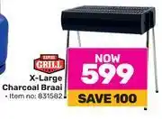 Expert grill x-large charcoal braai