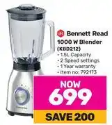 Game Bennett read 1000w blender kbd212 offer