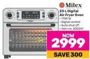 Game Milex 23l digital air fryer oven offer