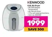 Game Kenwood 5.5l air fryer offer