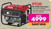 Game Ryobi rg-2700 generator offer