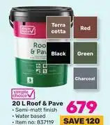Game Simple choice 20l roof & pave offer