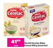 Game Nestle cerelac baby cereal assorted-250g each offer