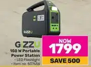 Game Gizzu 150w portable power station offer