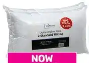 Game Mainstays 2 pack hollow fibre standard pillows-per pack offer