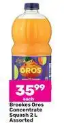 Game Brookes oros concentrate squash assorted-2l each offer