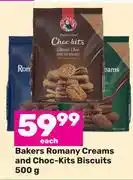 Game Bakers romany creams & choc kits biscuits-500g each offer