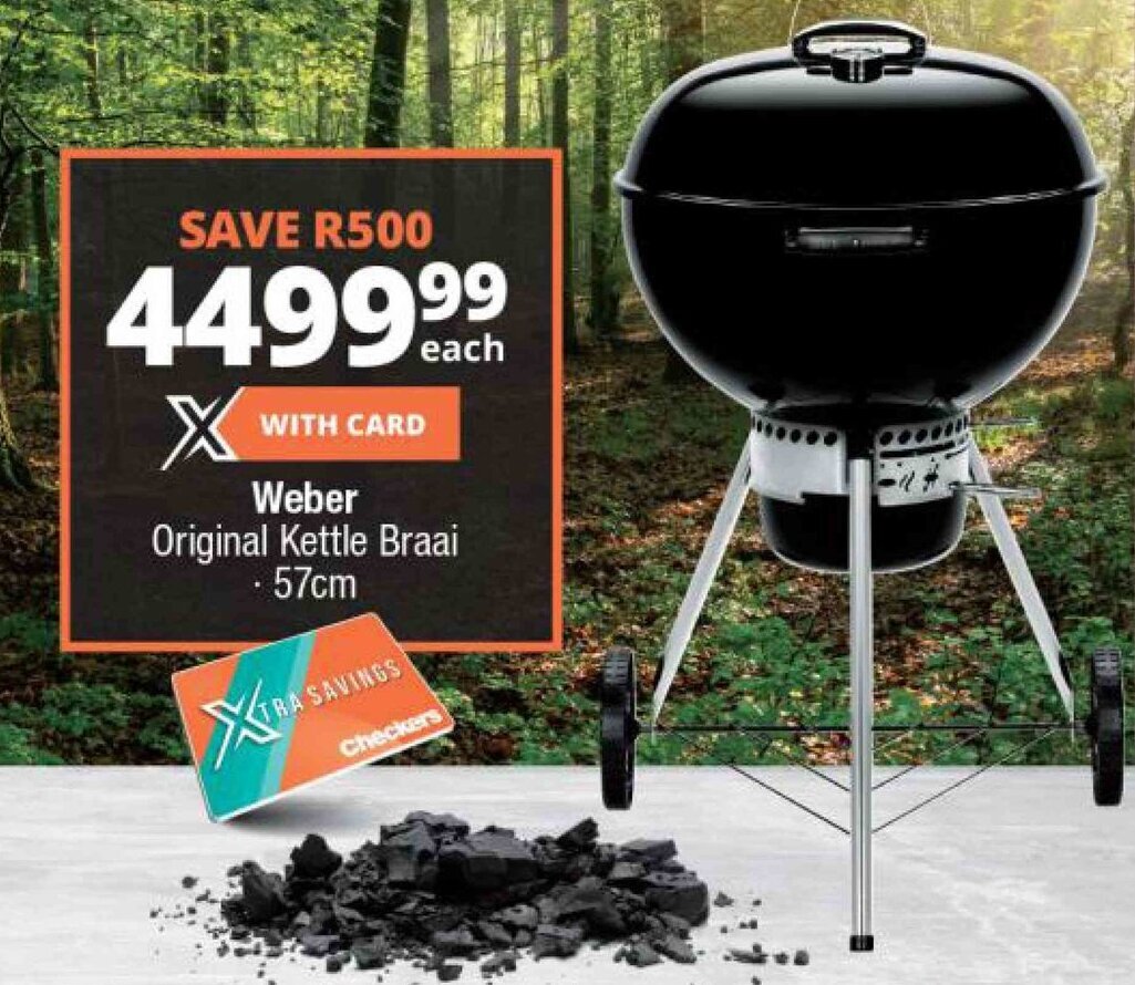 er Original Kettle Braai 57cm offer at Checkers