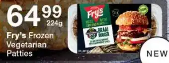 Checkers Fry's Frozen Vegetarian Patties 224g offer