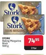Makro Stork baking margarine brick-for 2 x 500g offer