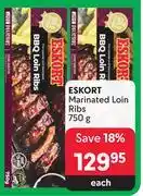 Makro Eskort marinated loin ribs-750g each offer