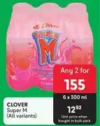 Makro Clover super m (all variants)-for any 2 x 6 x 300ml offer