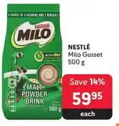Makro Nestle milo gusset-500g each offer