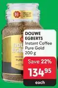 Makro Douwe egberts instant coffee pure gold-200g each offer