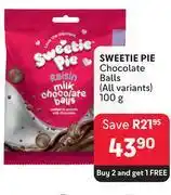 Makro Sweetie pie chocolate balls (all variants)-100g offer