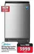 Makro Midea 10.5kg top loader washing machine ma200w105/g-each offer