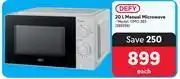 Makro Defy 20l manual microwave dmo 383 offer