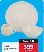 Makro Logan 12 piece dinner set-per set offer