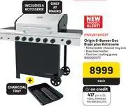 Makro Megamaster origin 6-burner gas braai plus rotisserie 850002071-each offer