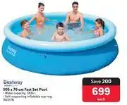 Makro Bestway 305 x 76cm fast set pool 363178-each offer