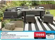 Makro Better homes & gardens brookbury patio wicker set 437929-per set offer