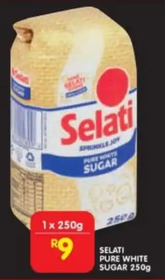 Shoprite SELATI PURE WHITE SUGAR 250g offer