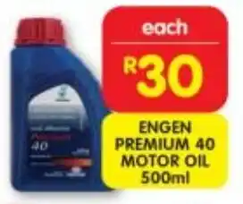 Shoprite ENGEN PREMIUM 40 MOTOR OIL 500ml offer