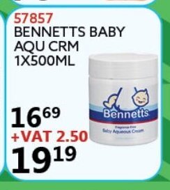 Bennetts Baby AQU CRM 1x500ml