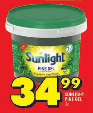 Shoprite SUNLIGHT PINE GEL 1L offer