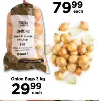 Food Lover's Market Onion Bags 3kg offer