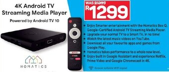 Pick n Pay 4K Android TV Streaming Media Player offer