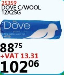 Africa Cash and Carry Dove C/Wool 12x25g offer