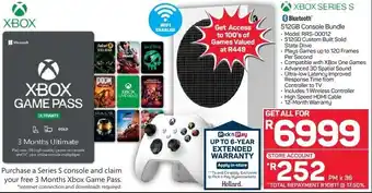 Xbox Series S 51GB Console Bundle