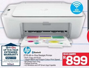 HP 2710 All-in-One Deskjet Printer