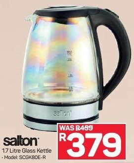 Pick n Pay Salton 1.7 Litre Glass Kettle offer