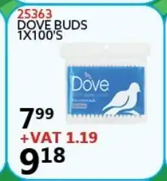 Africa Cash and Carry Dove Buds 1x100s offer