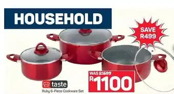Pick n Pay Ruby 6-Piece Cookware Set offer