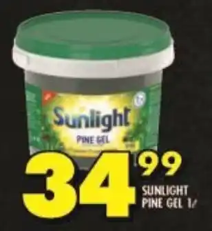 Shoprite SUNLIGHT PINE GEL 1L offer
