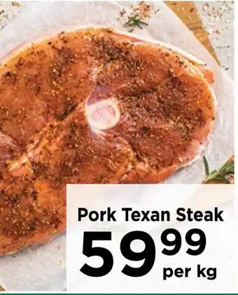 Food Lover's Market Pork Texan Steak offer