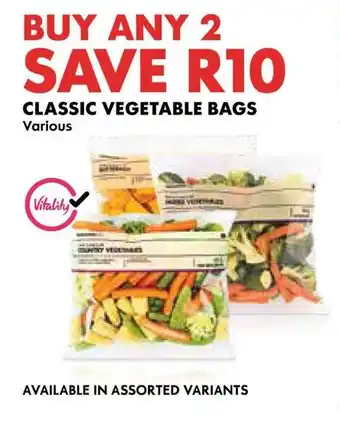 Woolworths CLASSIC VEGETABLE BAGS Various offer
