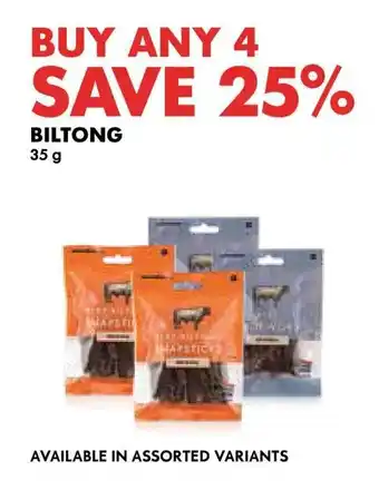 Woolworths BILTONG 35g offer