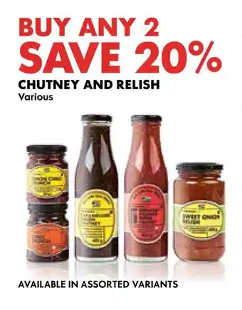 CHUTNEY AND RELISH Various